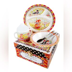 NEW IN BOX: Mackenzie-Childs Toddler Dinnerware Set